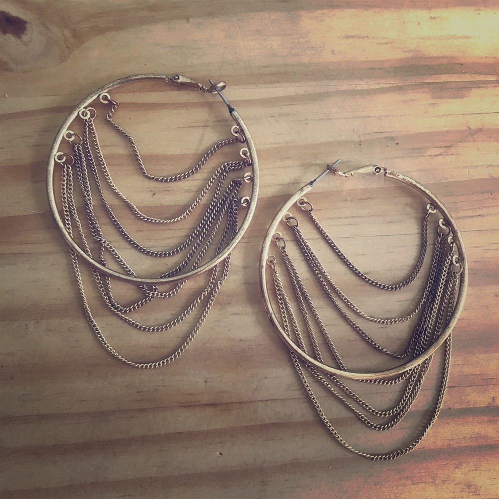 Gold Hoop Earrings